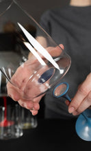 Load image into Gallery viewer, SPLITGLASS set di 2 bicchieri acqua/ vino rosso con stelo per trasformarli in calici