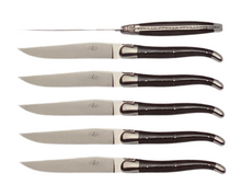 Carica l'immagine nel visualizzatore di Gallery, Coltelli Laguiole set 6 pz