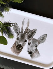 Carica l'immagine nel visualizzatore di Gallery, Charlotte Nicolin Vassoio rettangolare in legno multistrato Cervi