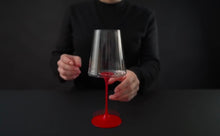 Load image into Gallery viewer, SPLITGLASS set di 2 bicchieri acqua/ vino rosso con stelo per trasformarli in calici