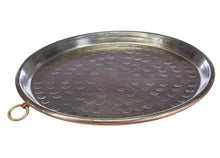Carica l'immagine nel visualizzatore di Gallery, Teglia per farinata in rame martellato e stagnato