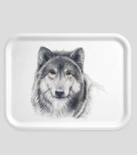 Carica l'immagine nel visualizzatore di Gallery, Charlotte Nicolin Vassoio rettangolare in legno multistrato Lupo