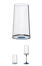 Load image into Gallery viewer, SPLITGLASS set 2 bicchieri da cocktail/ flute con stelo per trasformarli in calici