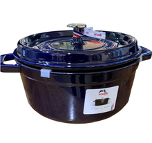 Load image into Gallery viewer, Staub Cocotte tonda blu cm.20