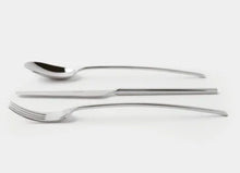 Load image into Gallery viewer, Posate 100 set 24 pz in acciaio inox.