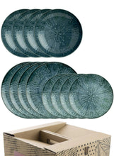 Carica l'immagine nel visualizzatore di Gallery, Piatti in porcellana Shade by Sambonet - set 12 pz
