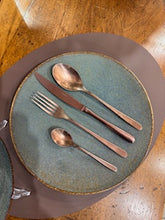 Load image into Gallery viewer, Set Posate Sambonet 24 pz. PVD Copper effetto vintage satinato