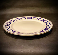 Carica l'immagine nel visualizzatore di Gallery, Richard Ginori 1735 Catene blu Zaffiro Piatto piano cm.28