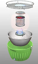 Load image into Gallery viewer, Lotus Grill XL Kit con sacco kg.2,5 di carbonella LotusGrill e liquido per accensione LotusGrill