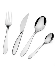 Carica l'immagine nel visualizzatore di Gallery, Barazzoni Servizio di posate Onice 24 pz. Inox 18/10