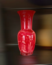 Load image into Gallery viewer, Venini vaso Opalino rosso
