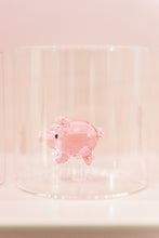 Carica l&#39;immagine nel visualizzatore di Gallery, Bicchiere in vetro borosilicato con soggetto fenicottero
