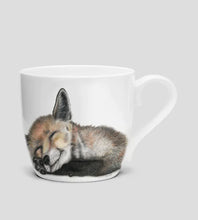 Load image into Gallery viewer, Charlotte Nicolin tazza mug in bone china Volpe
