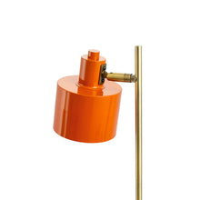 Load image into Gallery viewer, Lampada da tavolo in ottone/arancione oceano
