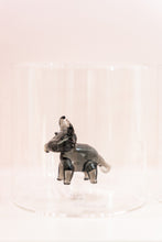 Carica l&#39;immagine nel visualizzatore di Gallery, Bicchiere in vetro borosilicato con soggetto fenicottero
