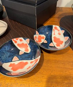 Set 2 bowl Carpa koi sushi