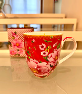 M W mug rosso