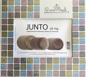 Servizio Piatti 18 pz. Rosenthal Junto pearl grey PROMOZIONE
