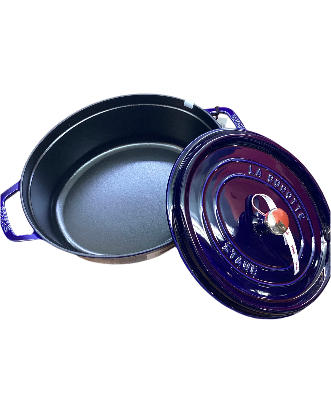 Staub Cocotte ovale blu cm.31