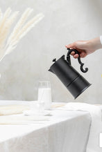 Carica l&#39;immagine nel visualizzatore di Gallery, Caffettiera nera 4 tz KnIndustrie
