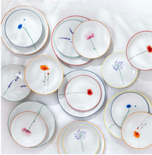 Load image into Gallery viewer, Servizio piatti in porcellana decorata per 6 posti tavola  Barazzoni
