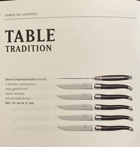 Coltelli Laguiole set 6 pz