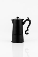 Carica l&#39;immagine nel visualizzatore di Gallery, Caffettiera nera 4 tz KnIndustrie
