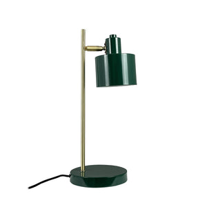 Lampada da tavolo verde oceano scuro/ottone
