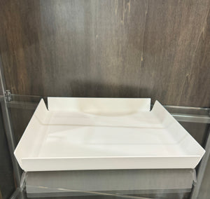 Vassoio bianco in SSM *Corian 30x30 cm.