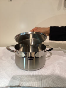 Barazzoni made in Italy                             Casseruola due manici con coperchio