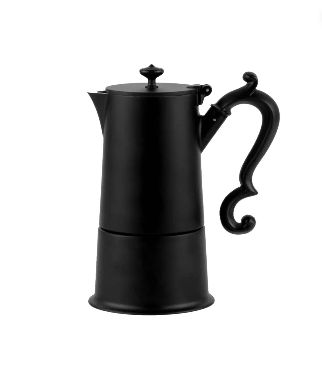 Caffettiera nera 4 tz KnIndustrie