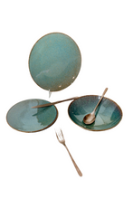 Load image into Gallery viewer, Servizio di piatti Cirro Green - set 18 pz.
