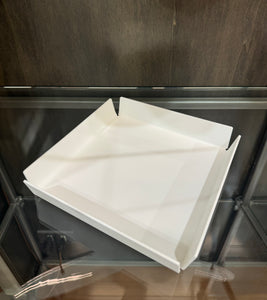 Vassoio bianco in SSM *Corian 30x30 cm.