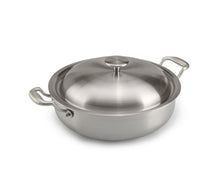 Load image into Gallery viewer, Casseruola con coperchio cm.30 in PURO TITANIO amare in Italy
