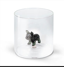 Load image into Gallery viewer, Bicchiere in vetro borosilicato con soggetto
