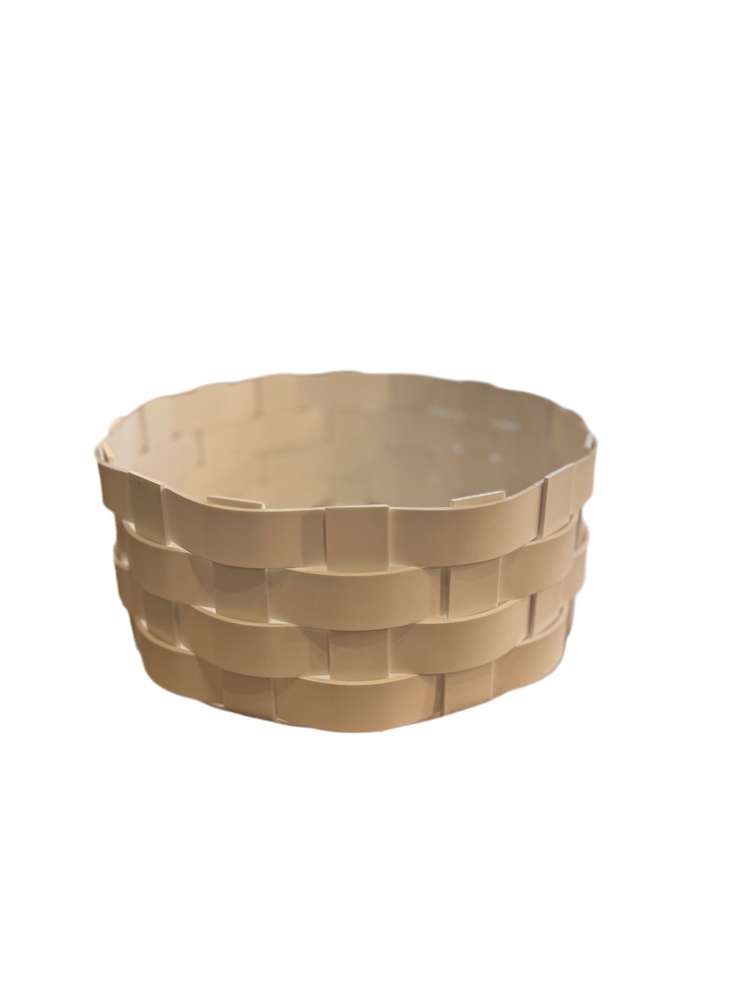 Centrotavola bianco in SSM *Corian diametro cm.30