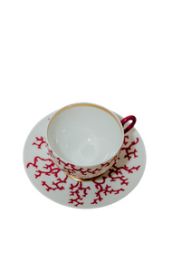 RAYNAUD Tazza da the Cristobal Rouge