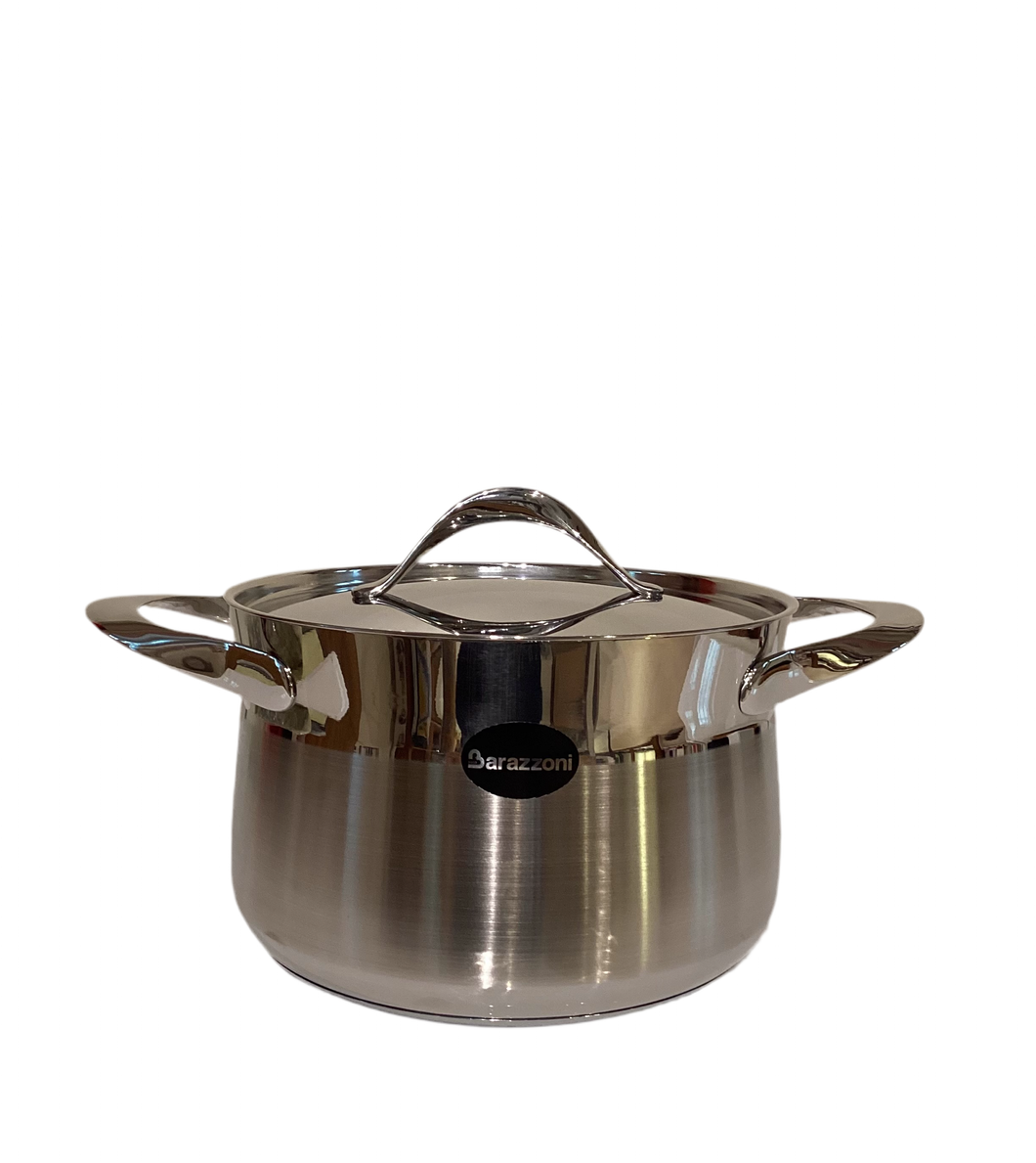 Barazzoni made in Italy                             Casseruola due manici con coperchio