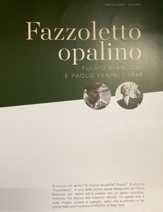 Venini vaso Fazzoletto