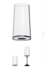 Load image into Gallery viewer, SPLITGLASS set 2 bicchieri da cocktail/ flute con stelo per trasformarli in calici
