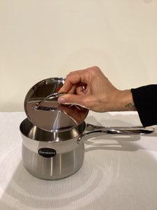 Barazzoni made in Italy                                     Casseruola manico lungo con coperchio