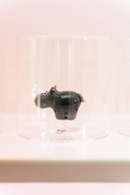 Carica l&#39;immagine nel visualizzatore di Gallery, Bicchiere in vetro borosilicato con soggetto fenicottero
