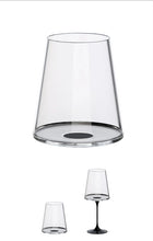 Carica l'immagine nel visualizzatore di Gallery, SPLITGLASS set di 2 bicchieri acqua/ vino rosso con stelo per trasformarli in calici
