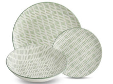 Load image into Gallery viewer, Servizio piatti porcellana decoro Golf 18 pezzi
