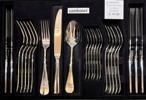 Sambonet servizio posate 24 pz. Modello Baguette