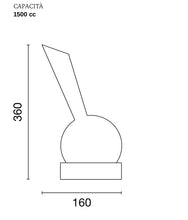 Load image into Gallery viewer, DECANTER in vetro soffiato

