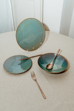 Load image into Gallery viewer, Servizio di piatti Cirro Green - set 18 pz.
