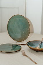 Load image into Gallery viewer, Servizio di piatti Cirro Green - set 18 pz.
