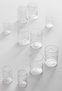 Ichendorf Bicchieri acqua Deco' set 6 pz. con decoro trasparente