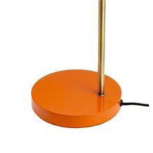 Load image into Gallery viewer, Lampada da tavolo in ottone/arancione oceano
